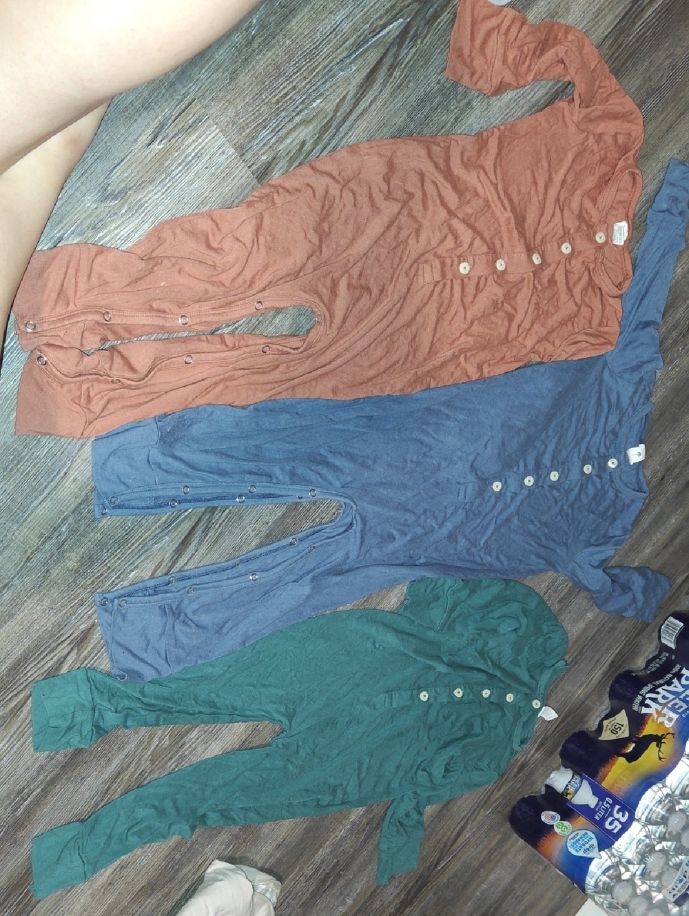 Kate Quinn Bamboo Long Sleeve Rompers.